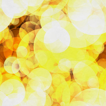 gradient circles background, seamless yellow patternの写真素材