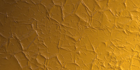 old peeling wall, yellow backgroundの写真素材