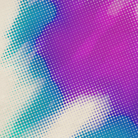abstract pattern on paper texture, colorful halftone backgroundの写真素材
