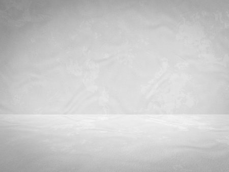empty room with concrete wall, white backgroundの写真素材