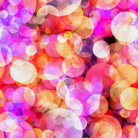 gradient circle background, seamless pink patternの写真素材