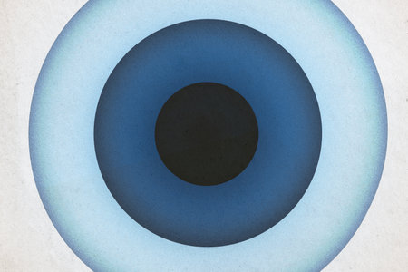 abstract vintage background with circles on old retro paper textureの写真素材