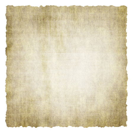 old paper isolated on white backgroundの写真素材