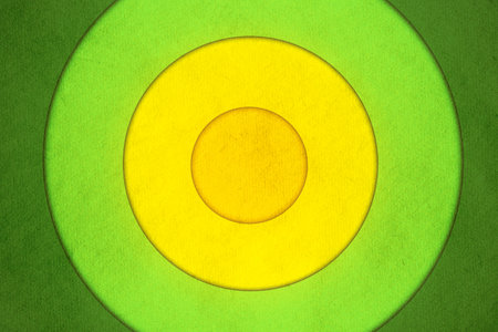 abstract vintage background with circles on old retro paper textureの写真素材