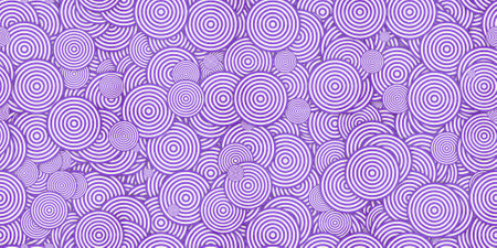 violet vintage circle texture pattern. geometric seamless retro background.の写真素材