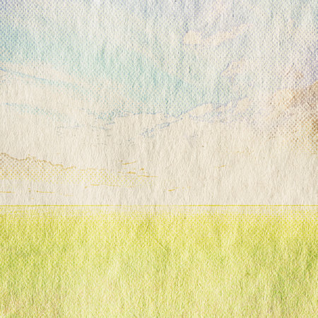 old fields, retro background on paper textureの写真素材