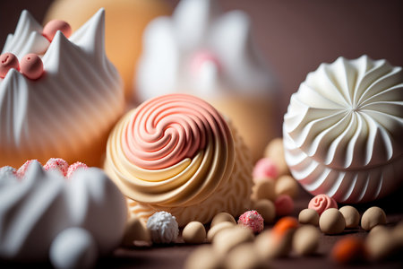 beauty delicious confectionery, Generative AIの素材