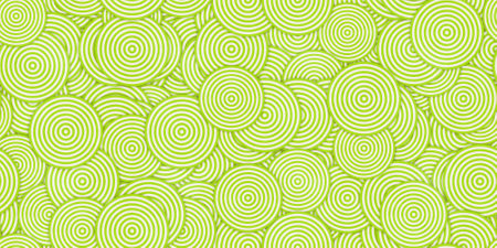green vintage circle texture pattern. geometric seamless retro background.の写真素材