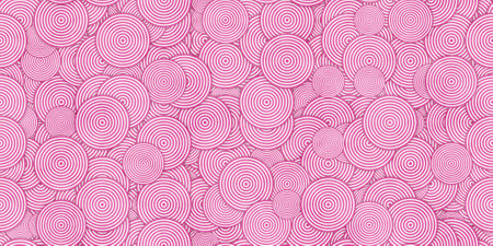 purple vintage circle texture pattern. geometric seamless retro background.の写真素材