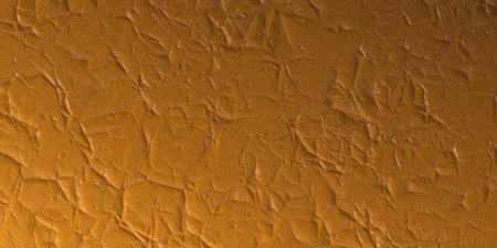 old peeling wall, orange backgroundの写真素材