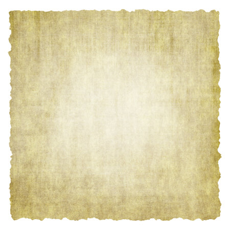 old paper isolated on white backgroundの写真素材
