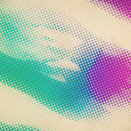 abstract pattern on paper texture, colorful halftone backgroundの写真素材
