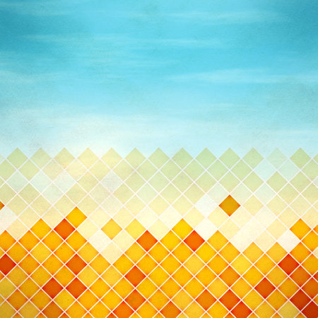 vintage retro background, old paperの写真素材