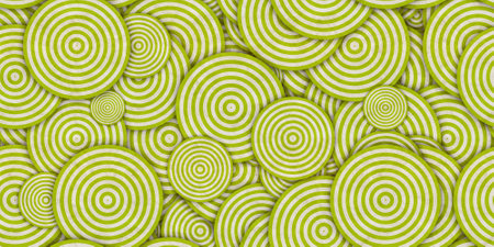 green vintage circle texture pattern. geometric seamless retro background.の写真素材