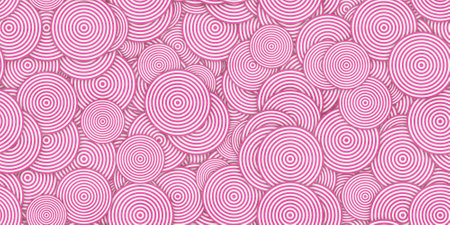 purple vintage circle texture pattern. geometric seamless retro background.の写真素材
