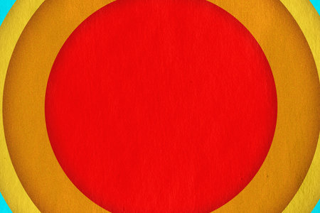 abstract vintage background with circles on old retro paper textureの写真素材