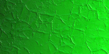 old peeling wall, green backgroundの写真素材