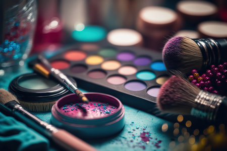 Beauty Tools & Makeup Accessories Generative AIの素材