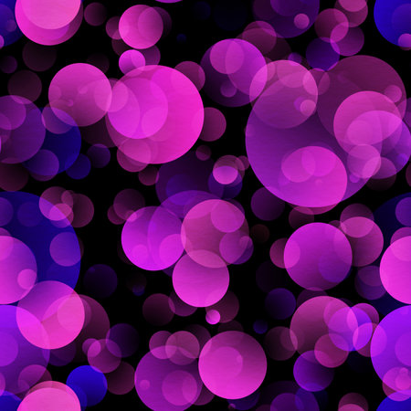 gradient circles background, seamless purple patternの写真素材
