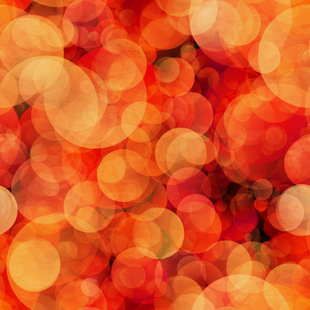 gradient circles background, seamless red patternの写真素材