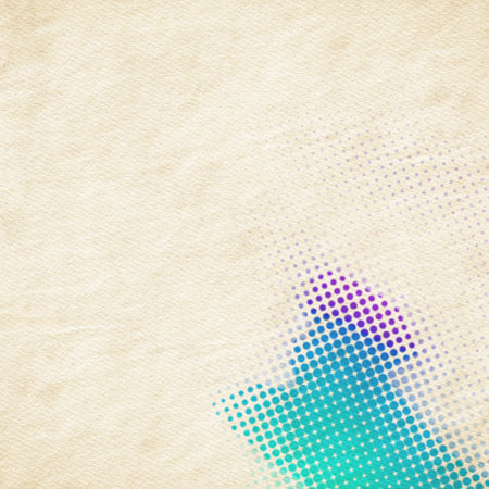abstract pattern on paper texture, colorful halftone backgroundの写真素材