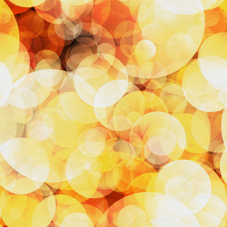 gradient circles background, seamless yellow patternの写真素材