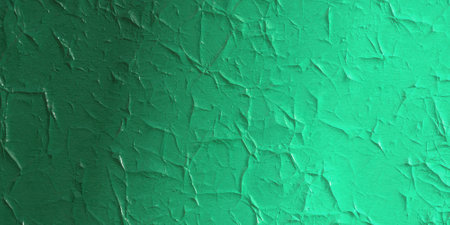 old peeling wall, mint backgroundの写真素材