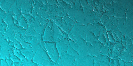 old peeling wall, blue backgroundの写真素材