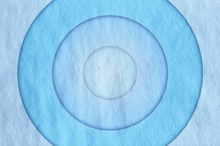 abstract vintage background with circles on old retro paper textureの写真素材