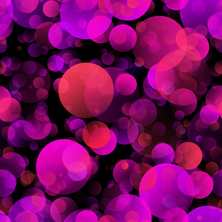 gradient circles background, seamless purple patternの写真素材