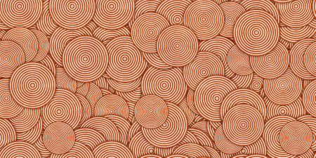 red vintage circle texture pattern. geometric seamless retro background.の写真素材