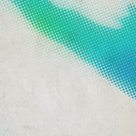 abstract pattern on paper texture, colorful halftone backgroundの写真素材