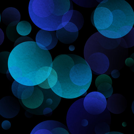 gradient circle background, blue seamless patternの写真素材