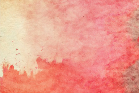 abstract pink watercolor paintings, paper texture backgroundの写真素材