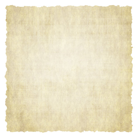 old paper isolated on white backgroundの写真素材