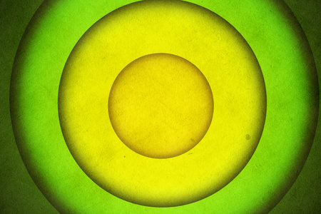 abstract vintage background with circles on old retro paper textureの写真素材