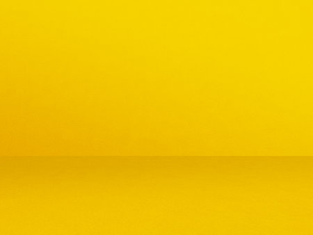 yellow plaster wall, old grunge room, interior backgroundの写真素材