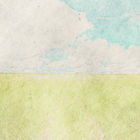 old fields, retro background on paper textureの写真素材