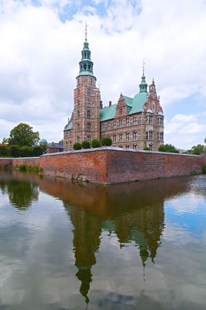 Renaissance style Rosenborg Castle in Copenhagen, Denmark. View of Rosenborg Castle from the west.のeditorial素材