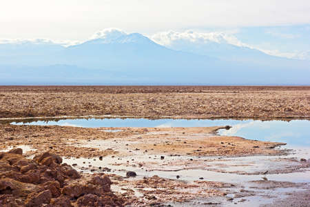 Rocky landscape of Atacama Desert, Chile, South America. Colorful rocks and mountains of San Pedro de Atacama.の写真素材