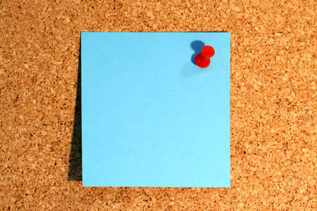 notice on corkboardの写真素材