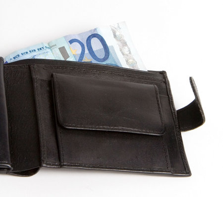 wallet with gold coins