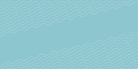 abstract hand-drawn pattern, looks like hair or waves with place for your textのイラスト素材