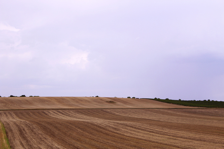 Rolling fields of Moravia, Czech Republic.Beautiful landscape.Beautiful summer lands.の写真素材