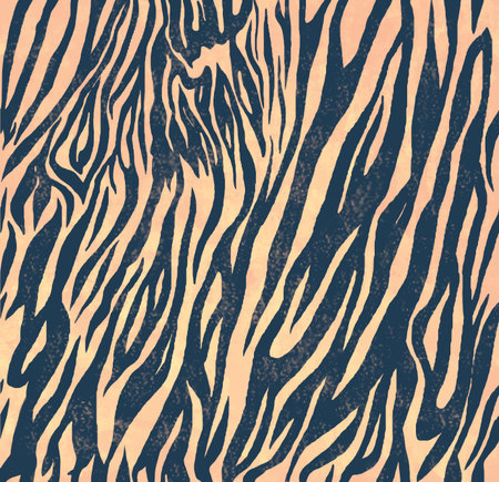 Seamless vintage style pattern with zebra print.