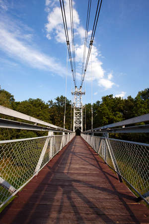 the bridge intended for movement of pedestrians. Belarusの写真素材