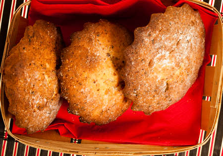 made homemade muffins , photographed closeupの写真素材
