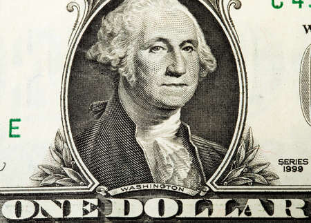 u.s. paper dollars, photographed in close-upの写真素材