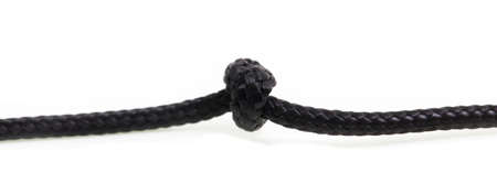 site, tied to the black rope. isolatedの写真素材