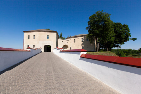 Photo of an ancient castle, located in Grodno, Belarus